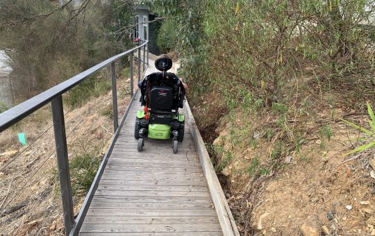 Easy mobility access by ramp