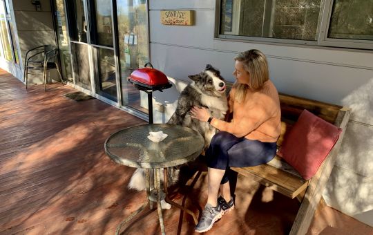 Guests enjoying their stay